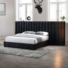 ACME 27760Q Rivas - Queen Bed - Black Fabric