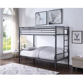 ACME 37800 Gelsey - Twin Bunk Bed - Sandy Black