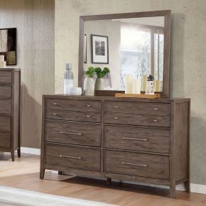Furniture of America FOA7918D Tawana - Dresser - Warm Gray