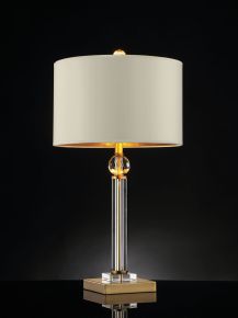Furniture of America L9161T Charis - Table Lamp - Gold / Ivory