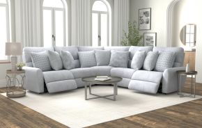 Jackson Furniture Industries 633/66/68/67-18 Jackson Furniture Industries 633/66/68/67-18 Majesty - 3 Piece Deep Seating Power Reclining Sectional - Shark