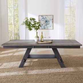 Liberty Furniture 116GY-T4090T Lawson - Pedestal Table Top - Dark Gray