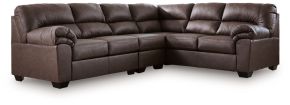 Signature Design by Ashley® PC27705S3 WillowBend - 3-Piece Sectional With RAF Sofa With Corner Wedge - Umber