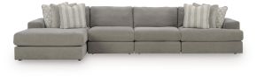 Ashley Furniture 58103S15 Ashley Furniture 58103S15 Avaliyah - 4-Piece Sectional With Laf Corner Chaise - Ash