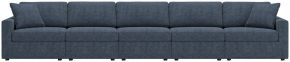 Ashley Furniture 92121S77 Ashley Furniture 92121S77 Modmax - 5-Piece Sectional With LAF / RAF Corner Chairs And 3 Armless Chairs - Ink
