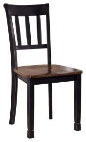 Signature Design by Ashley® D580-02 Owingsville - Black / Brown - Dining Room Side Chair (Set of 2)