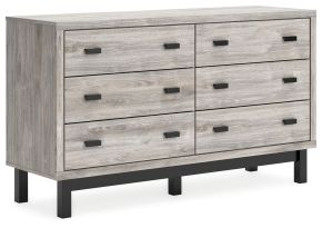 Signature Design by Ashley® B1036-231 Vessalli - Black / Gray - Six Drawer Dresser
