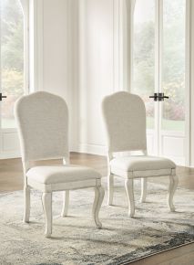 Signature Design by Ashley® D980-01 Arlendyne - Antique White - Dining Uph Side Chair (Set of 2)
