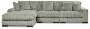 Signature Design by Ashley® 21105S10 Lindyn - 3-Piece Sectional With Laf Corner Chaise - Fog