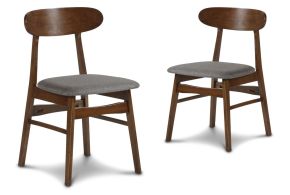 New Classic D331-20-DGR New Classic D331-20-DGR Morocco - Dining Chair With Seat Cushion (Set of 2) - Dark Gray