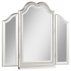 Coaster Fine Furniture 223398 Evangeline - Tri - Fold Vanity Mirror - Silver Oak