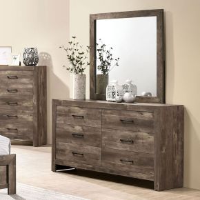 Furniture of America CM7149D Larissa - Dresser - Natural Tone