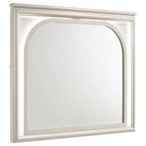 Coaster Fine Furniture 224954 Olivia - LED Dresser Mirror - Pearl White