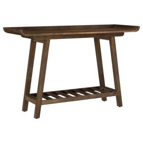 Coaster Fine Furniture 950415 Ornelas - Console Table With Slatted Shelf - Mango Brown