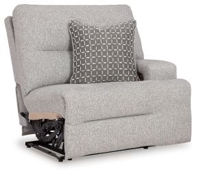 Signature Design by Ashley® 9360562 Acklen Place - Raf Zero Wall Power Recliner - Pewter