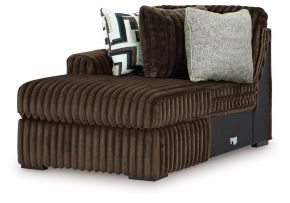 Signature Design by Ashley® 9810416 Midnight-Madness - LAF Corner Chaise - Chocolate