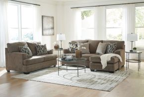 Ashley Furniture 59505/18/35 Ashley Furniture 59505/18/35 Stonemeade - 2 Pc. - Sofa Chaise, Loveseat - Nutmeg