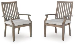 Ashley Furniture P701-601A Rainier Ranch - Arm Chair With Cushion (Set of 2) - Brown / Beige
