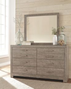 Signature Design by Ashley® B070/31/36 Culverbach - Gray - Dresser, Mirror