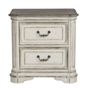Liberty Furniture 244-BR61 Magnolia Manor - 2 Drawer Nightstand - White