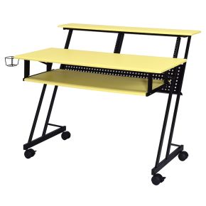 ACME 92904 Suitor - Music Recording Studio Desk - Yellow & Black