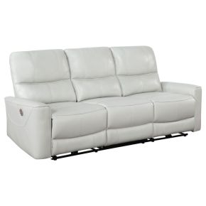 Coaster Fine Furniture 610261P Greenfield - Upholstered Power Reclining Sofa - Ivory
