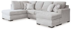 Benchcraft® 20904S2 Gabyleigh - 2-Piece Sectional With Raf Chaise - Nickel