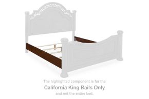 Signature Design by Ashley® B764-94 Lavinton - California King Rails - Brown