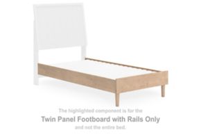 Signature Design by Ashley® B1199-152 Cielden - Twin Panel Footboard With Rails - Tan