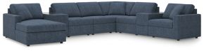 Signature Design by Ashley® 92121S43 Modmax - 8-Piece Sectional With Laf Corner Chaise And Storage Consoles - Ink