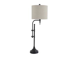Ashley Furniture L734252 Anemoon - Black - Metal Table Lamp