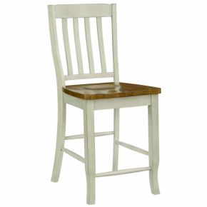 Tennessee Enterprises QT025PS Quinton Slat Back 24" Barstool