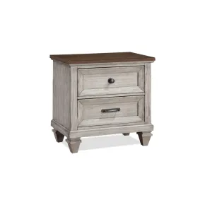 New Classic B2114-040 New Classic B2114-040 Mariana - Nightstand With USB - Vintage Creme