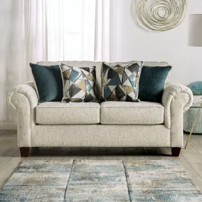 Furniture of America SM7749-LV Delgada - Loveseat - Beige
