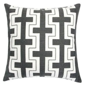 Furniture of America PL8051-2PK Kari - Pillow (Set of 2) - Dark Gray