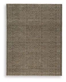 Ashley Furniture R407701 Merrittman - 8' x 10' Rug - Brown / Ivory