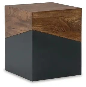 Ashley Furniture A4000311 Trailbend - Accent Table - Brown / Gunmetal