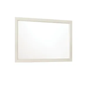 Samuel Lawrence Furniture S916-030 Madison - Beveled Dresser Mirror in a Grey-White Wash Finish - Natural