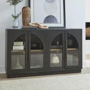 Liberty Furniture 2254-AC1000 Archway - 4 Door Accent Cabinet - Charcoal