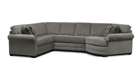 England 5630-95/5630-43/5630-22/5630-28 England 5630-95/5630-43/5630-22/5630-28 Brantley - 4 Piece Sectional (Left Arm Facing Loveseat)
