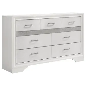 CoasterEveryday 205113 Miranda - 7-Drawer Dresser - White