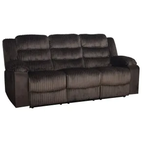 New Classic U1816-30-BRN New Classic U1816-30-BRN Willow - Sofa With Dual Recliner - Brown