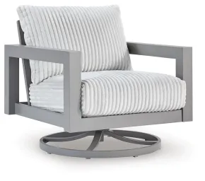 Ashley Furniture PCP695-821 Hurley Park - Swivel Chair With Cushion - Gray