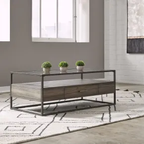 Liberty Furniture 626-OT1011 Jamestown - Rectangular Cocktail Table - Tobacco
