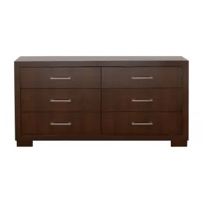 CoasterEssence 200713 Jessica - 6-Drawer Dresser - Cappuccino