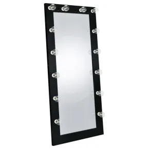Coaster Fine Furniture 969557 Zayan - Floor LED Lighting Black Gloss - Mirror