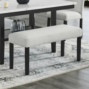 New Classic D400-25-STN Celeste - Dining Bench - Stone
