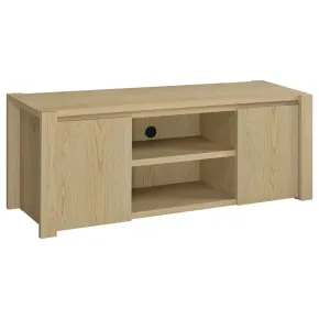 Coaster Fine Furniture 708222 Laurelton - 60" 2-Door TV Stand Media Console - Light Oak