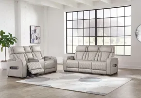 Ashley Furniture U27105/15/18 Boyington - 2 Pc. - Power Reclining Sofa, Power Reclining Loveseat - Gray
