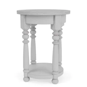 Riverside Furniture 54313 Riverside Furniture 54313 Winston - Round Chairside Table - Aged Cotton